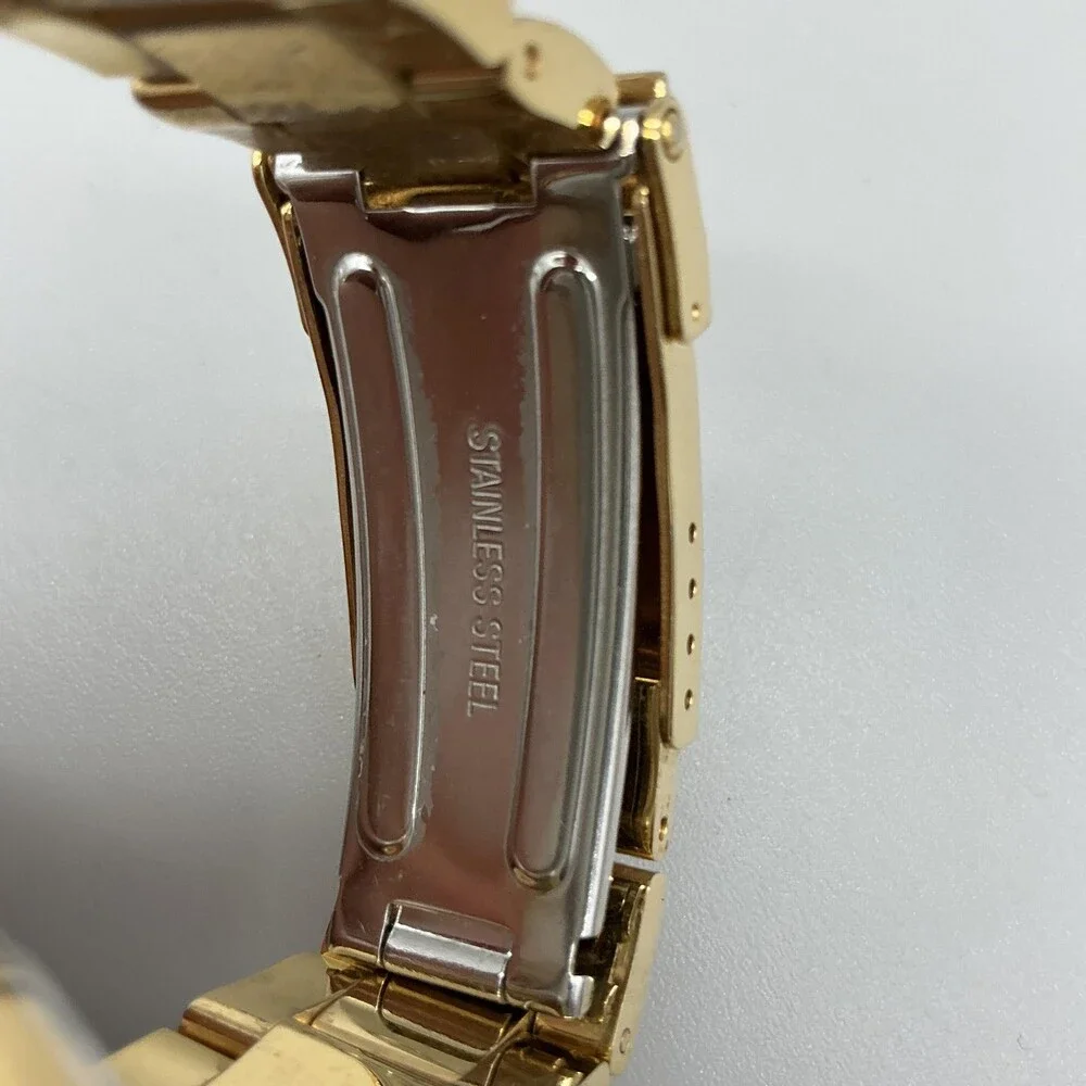 Invicta Angel 17420 Womens Watch 38mm Gold Tone Stainless Steel New Battery 6.5